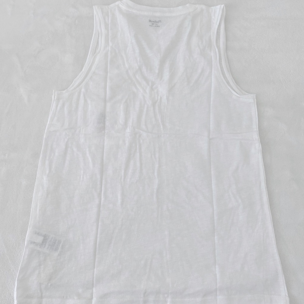 NWT Madewell Cherry Embroidered Pocket Tank - Picture 6 of 12